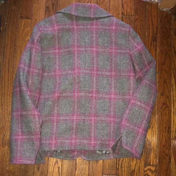 EUC Talbots plaid wool blazer - Picture 7 of 8